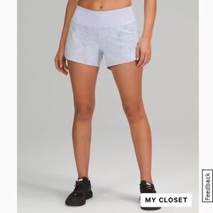 Lululemon Speed up mid rise 4” short, size 6
